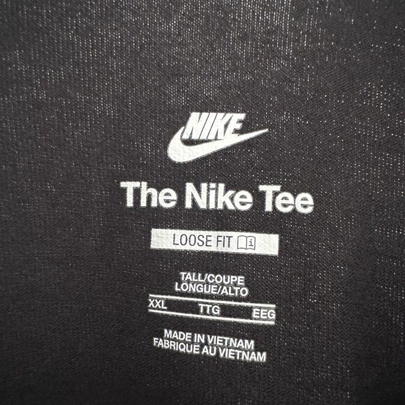 Nike T Shirt M90 Mens XXL Gold Swoosh Casual Streetwear Oversized Hip Hop Tee - Picture 7 of 8